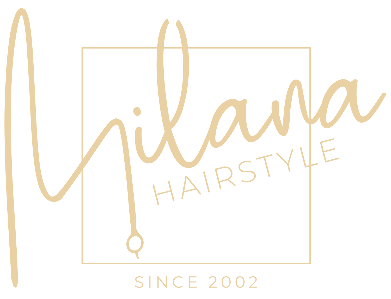 Milana Hair Style Logo